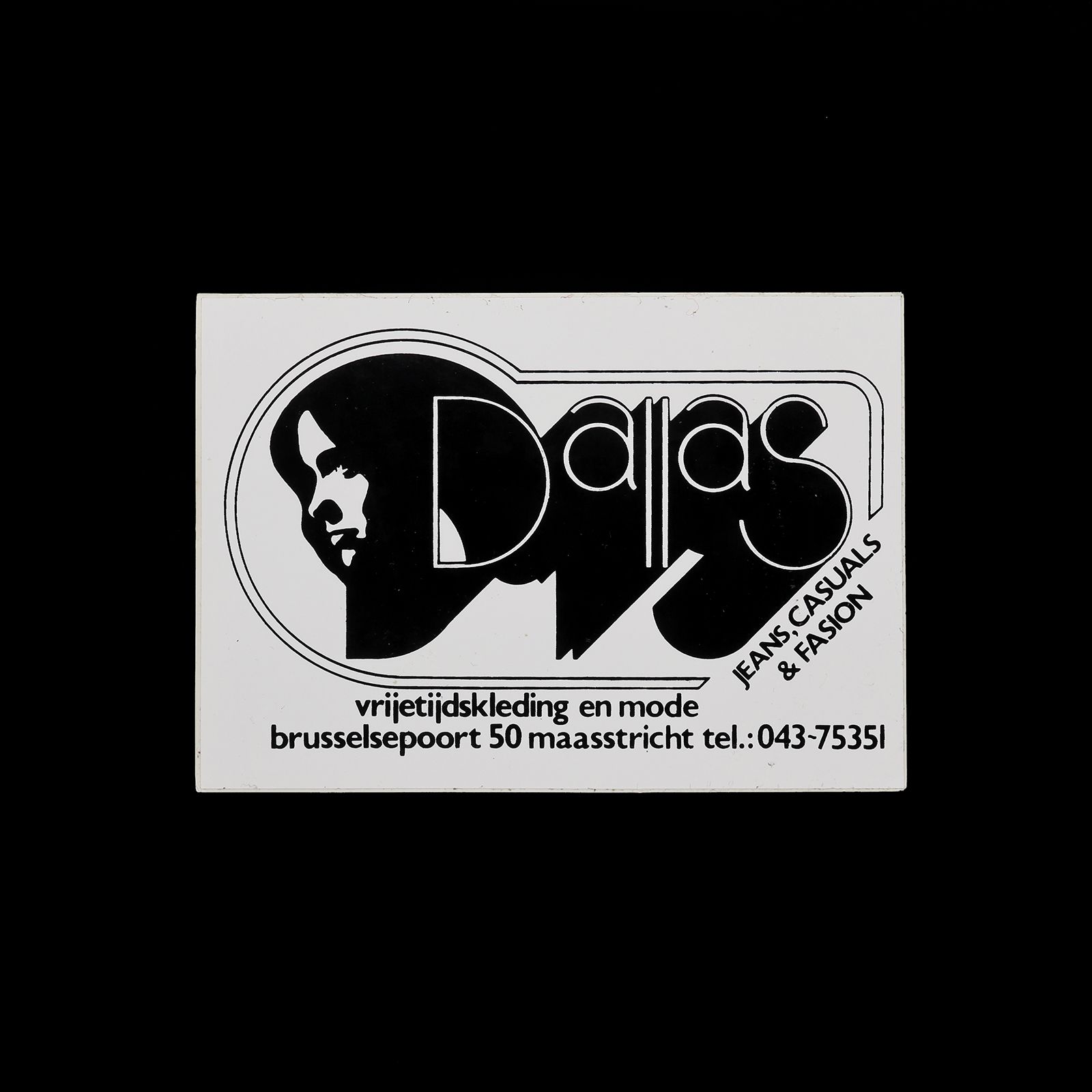 「Dallas」ヴィンテージステッカー ヨーロッパ