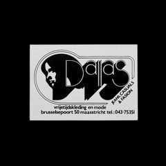 「Dallas」ヴィンテージステッカー ヨーロッパ