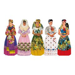 「5 BOOKMARKS "Frida Kahlo"」ブックマーク MON PETIT ART フランス