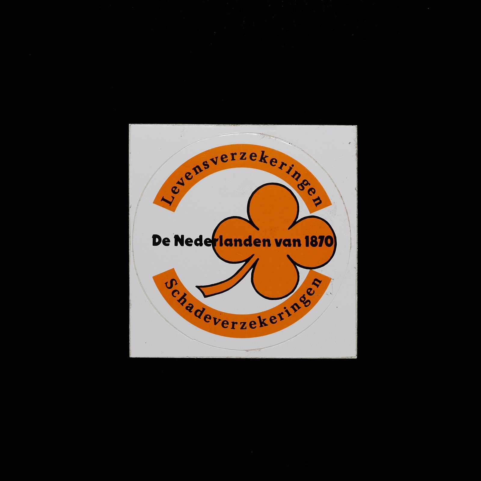 「De Nederlanden van 1870」ヴィンテージステッカー ヨーロッパ