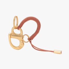 「LetGo Petits」キーリング テラコッタ×ゴールド