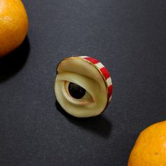 「目」リング レッドB