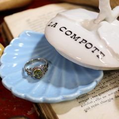 「イエローアラベスク」リング silver925 ヨーロッパ