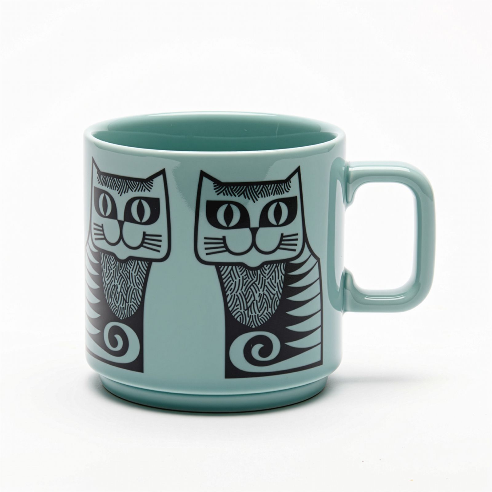 HORNSEA Mug "Cat Teal" Magpie x HORNSEA
