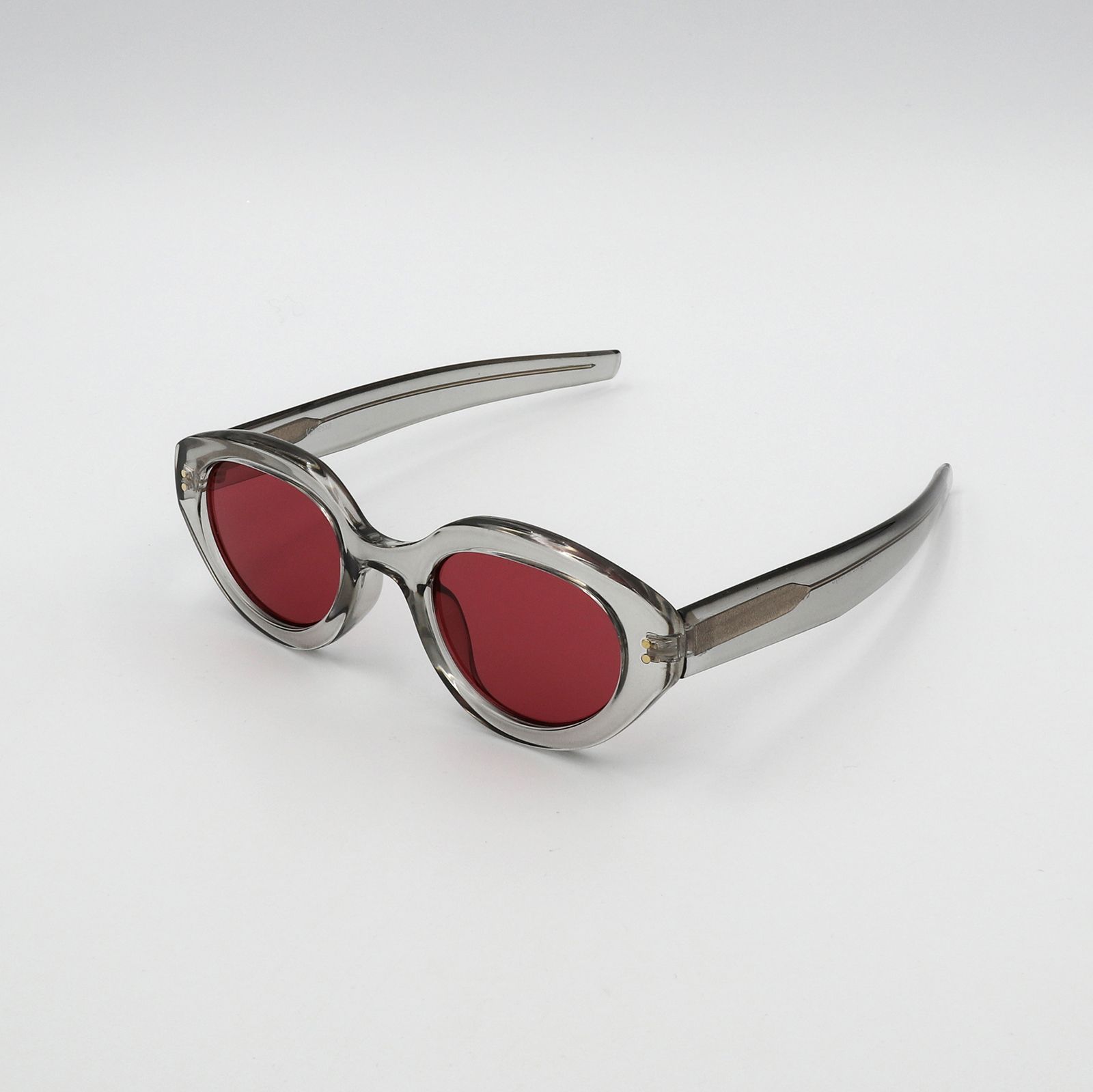 「Vanessa」Sunglasses Gray × Red Lens