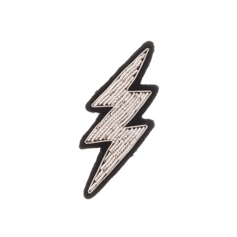 「Small Silver Lightning」ブローチ