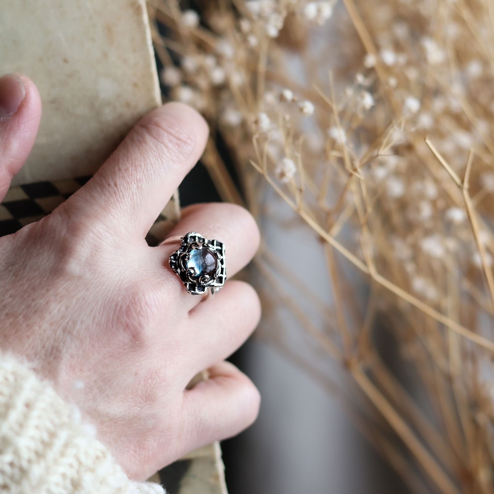 「Spiral Flower」リング