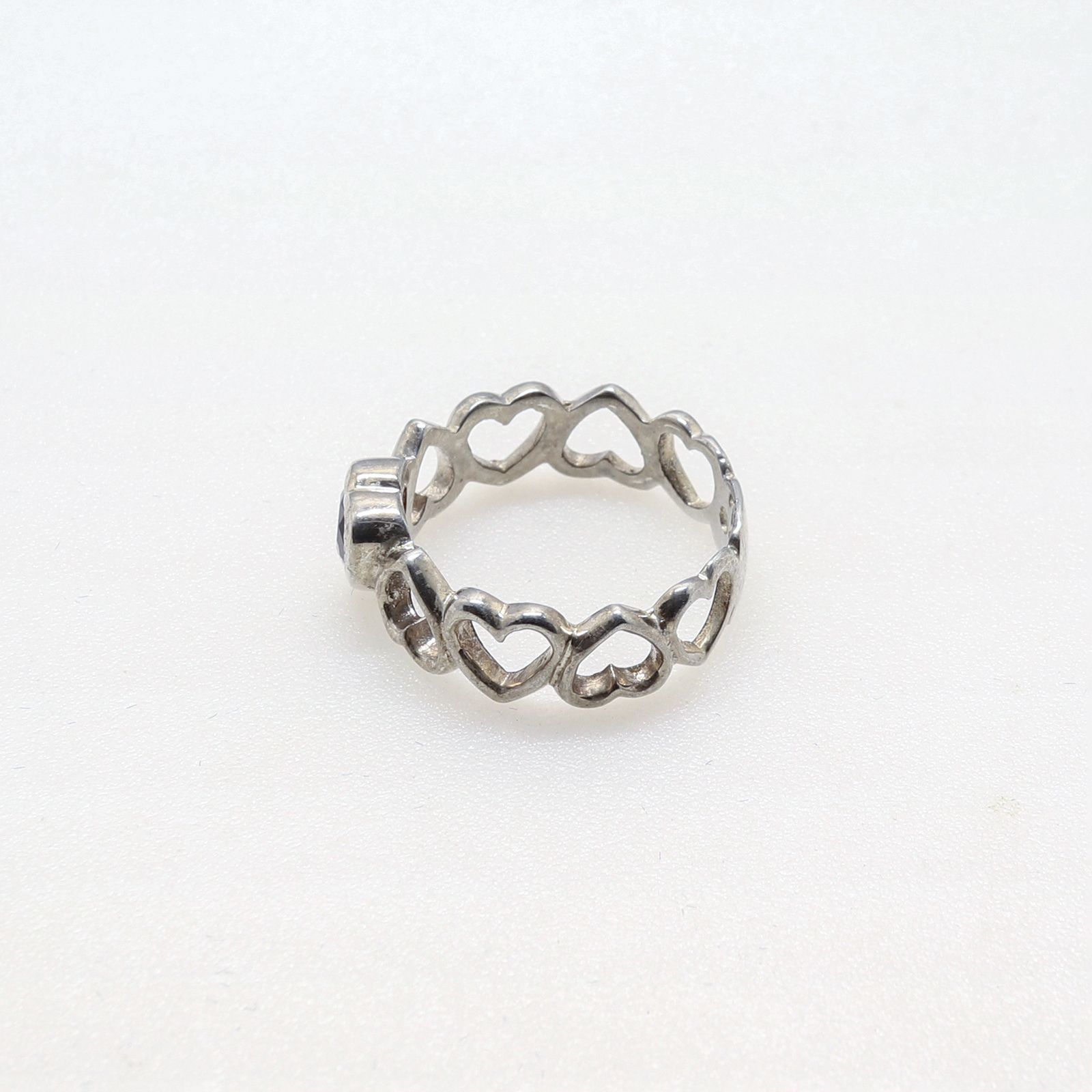 「ガーネットハート」リング ヨーロッパ silver925