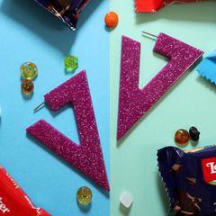 「80s グリッタートライアングル」 ピアス イギリス