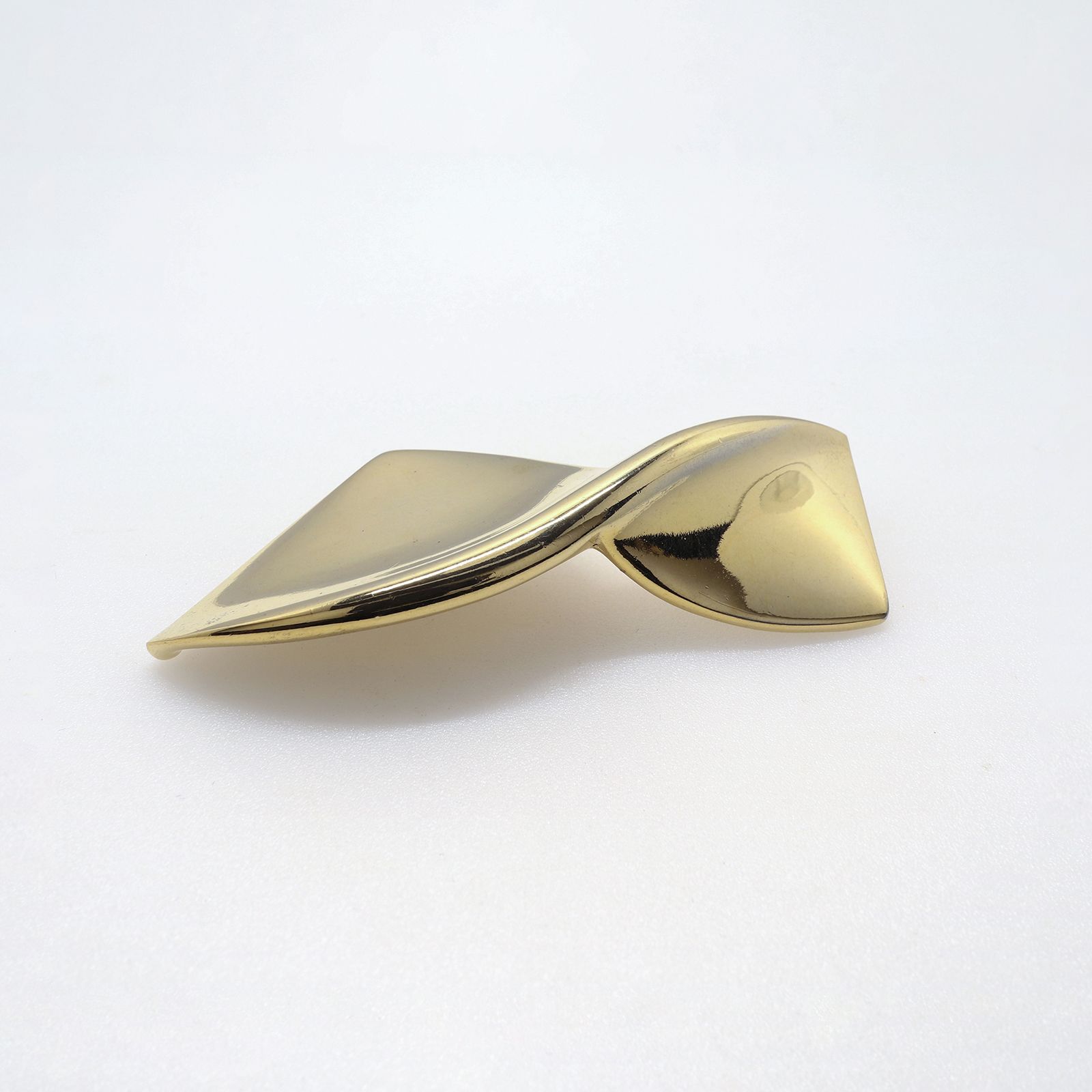 「ゴールドスワーブ」ブローチ フランス GIVENCHY