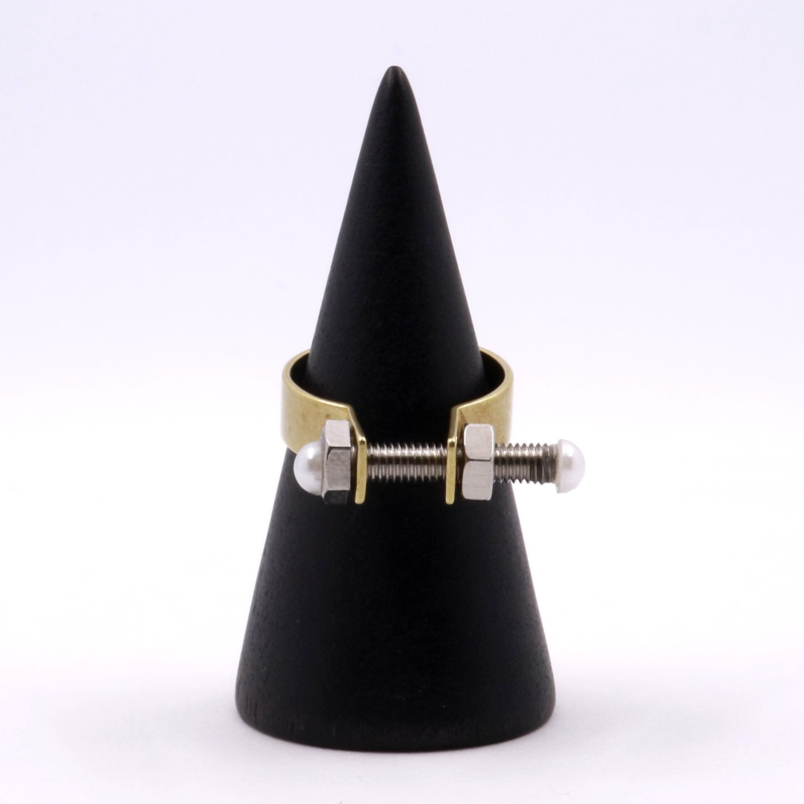 「Franken ring」リング ゴールド×シルバー