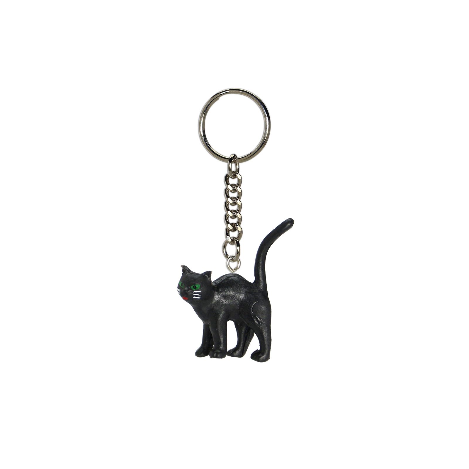「ALFRED FISCHER KEY RING」cat black ドイツ