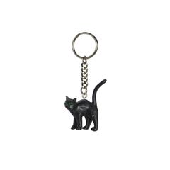 「ALFRED FISCHER KEY RING」cat black ドイツ