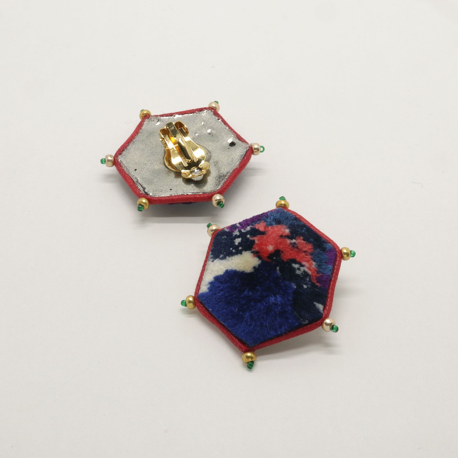 「TRIBO Hexagon」イヤリング【La cosmologie de sachikoism】