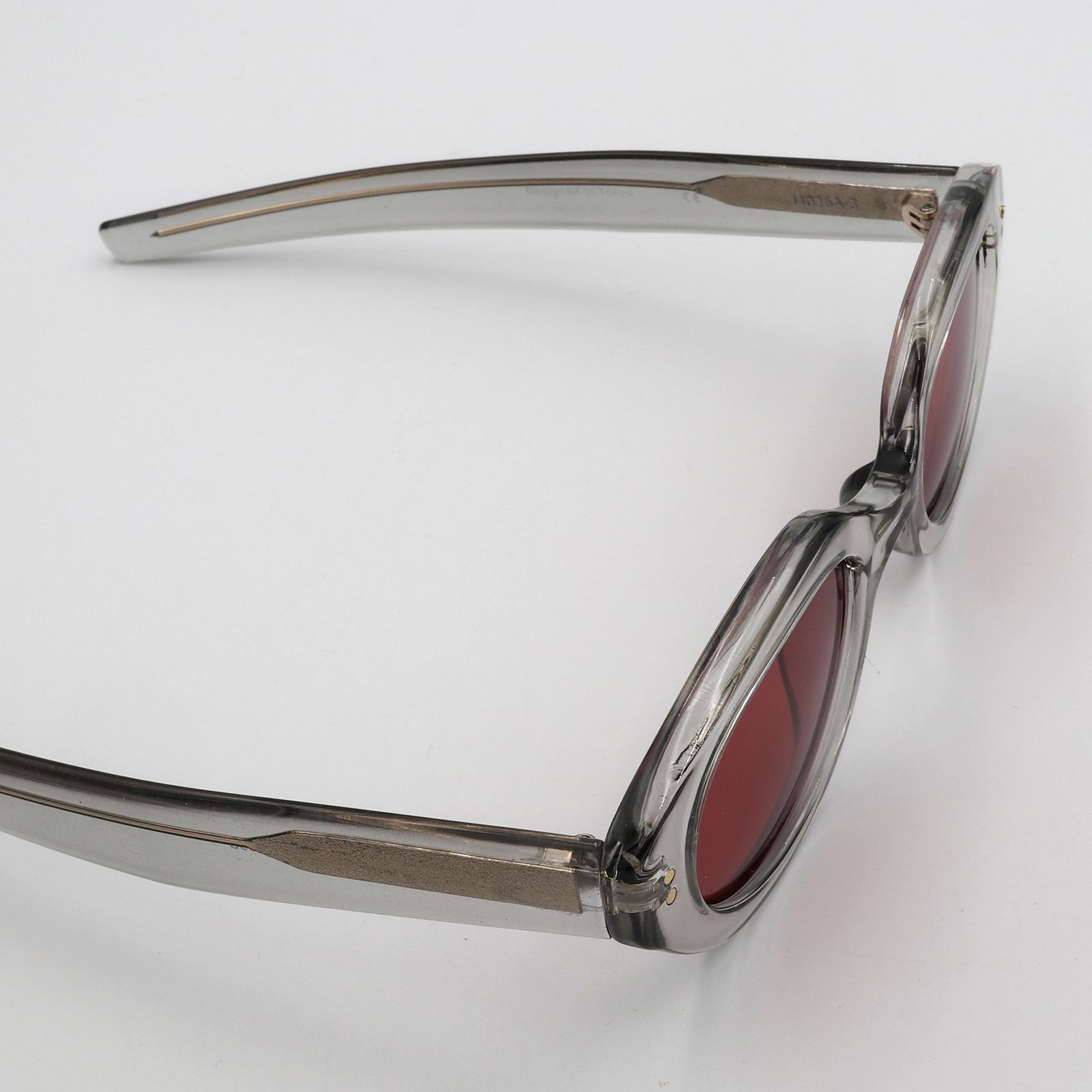 「Vanessa」Sunglasses Gray × Red Lens