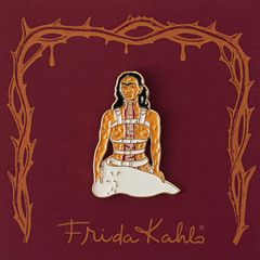 「Frida Sitting」ピンズ フリーダ・カーロ