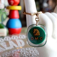 D.M.C 織物製造 ブルボンキーホルダー