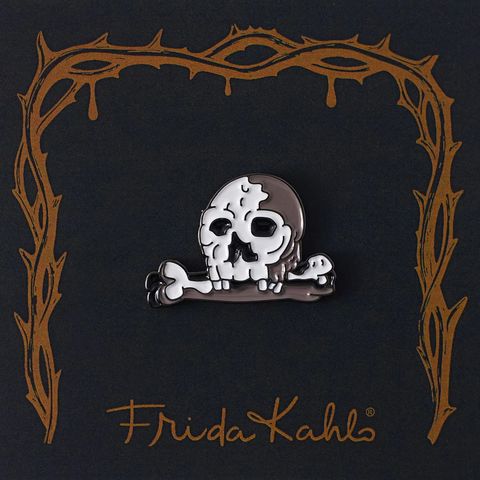 「Scull and Bones」ピンズ フリーダ・カーロ