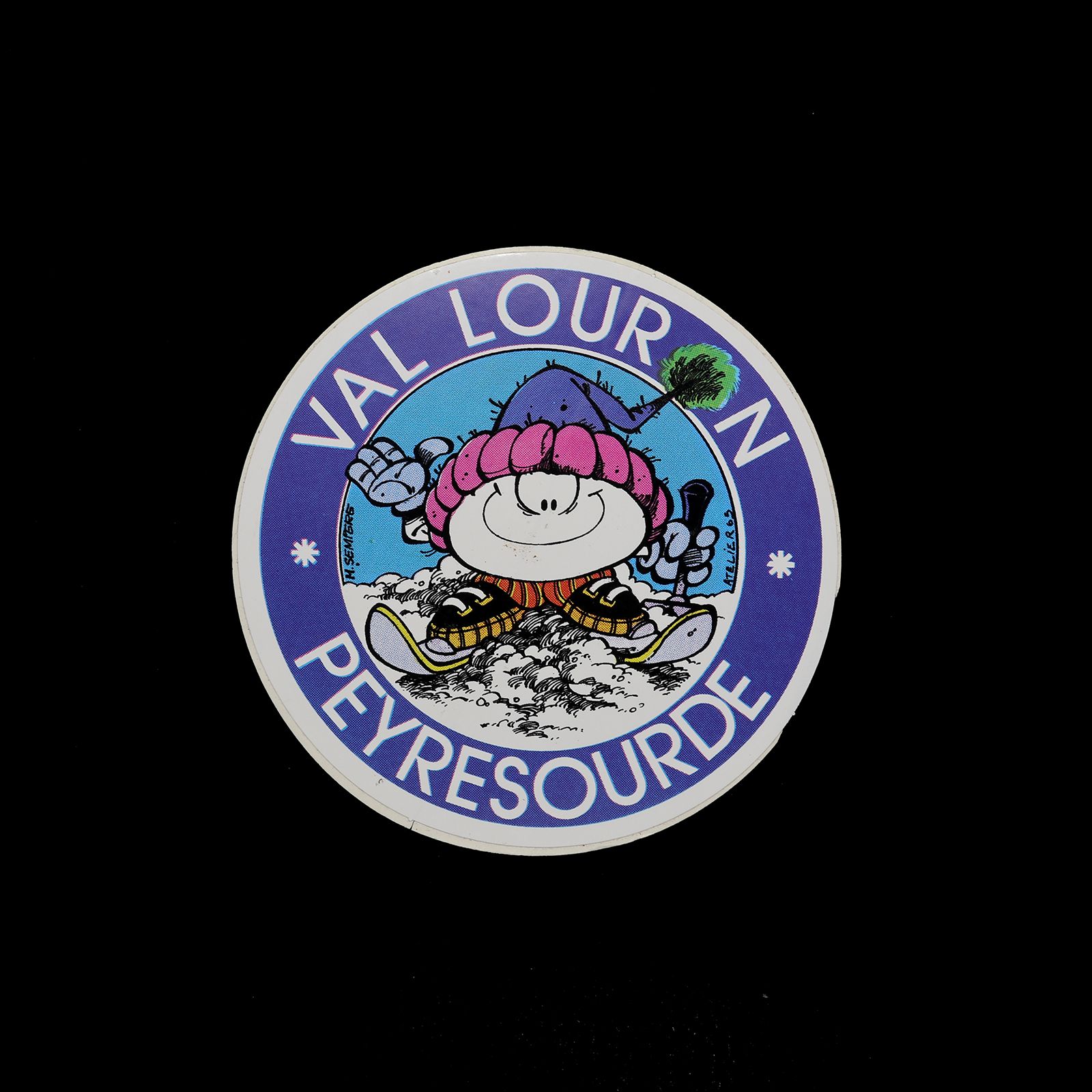 「VAL LOURON PEYRESOURDE」ヴィンテージステッカー ヨーロッパ