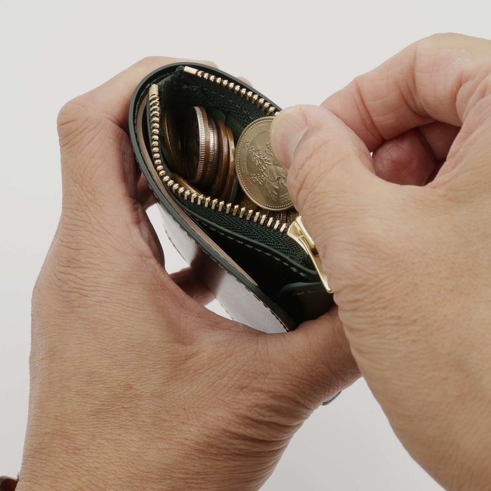 「小さく薄い財布SAKU ver.3 Plus Rugato」blue