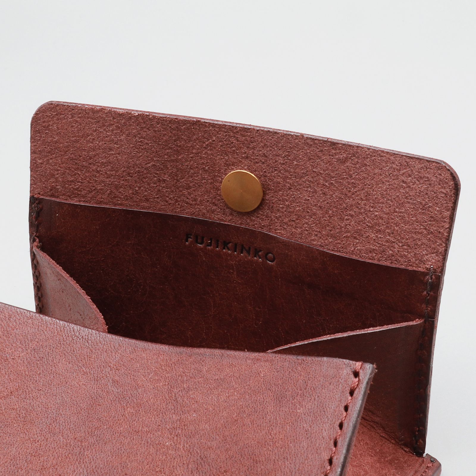 「5YEN COIN CASE/MONEY CLIP」ミニ財布 グレー