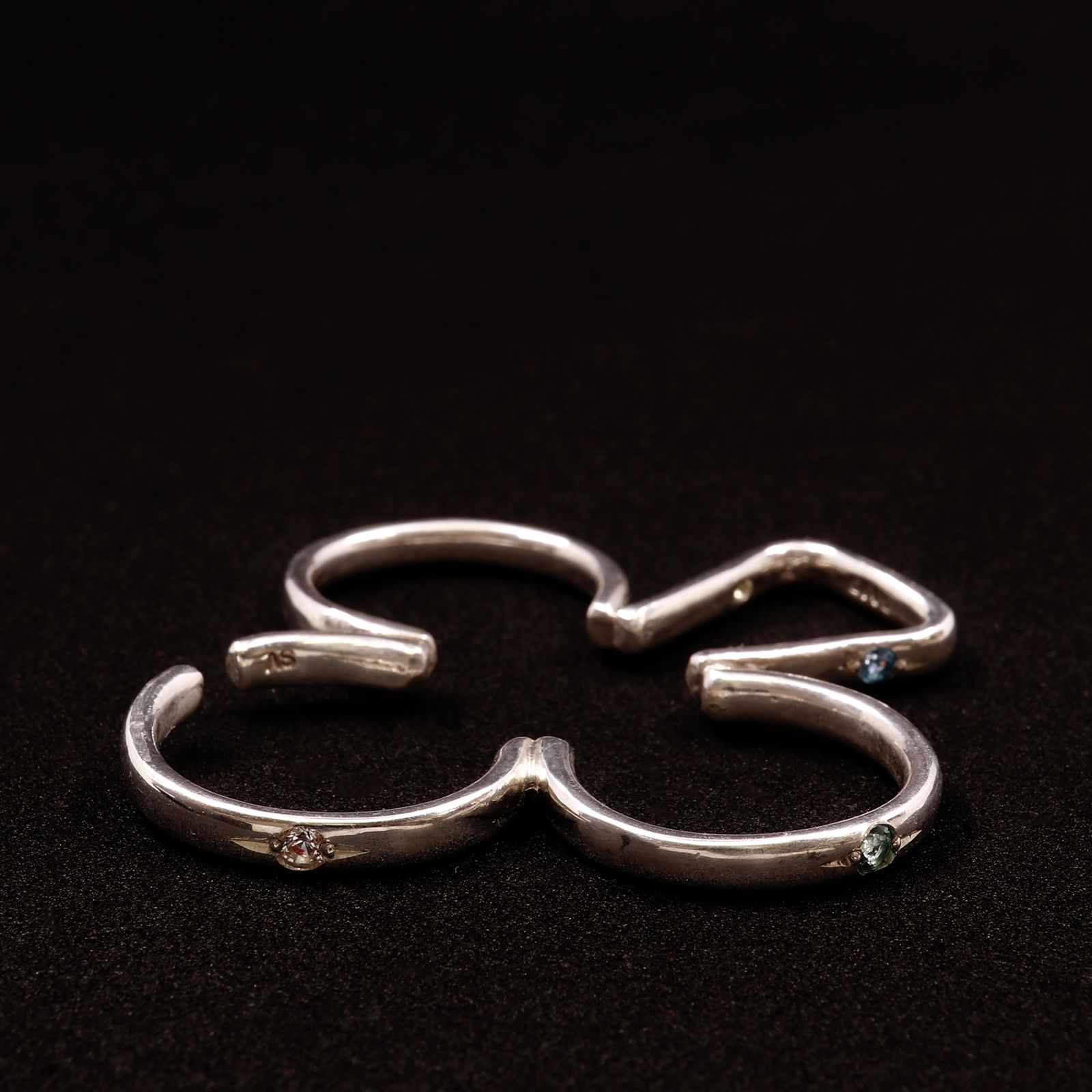 「TRUMP CROVER JEWEL CUFF」イヤーカフ シルバー