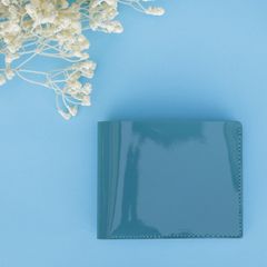 「収める納まる」二つ折り財布 アジュールブルー【corne別注】