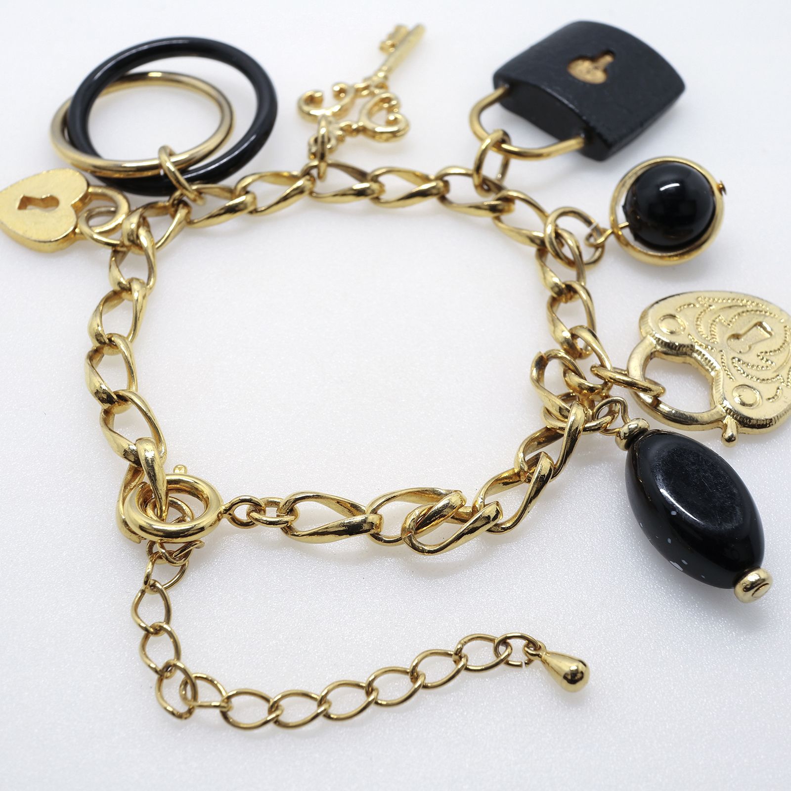 「パドロックキーチャーム」ブレスレット ヨーロッパ