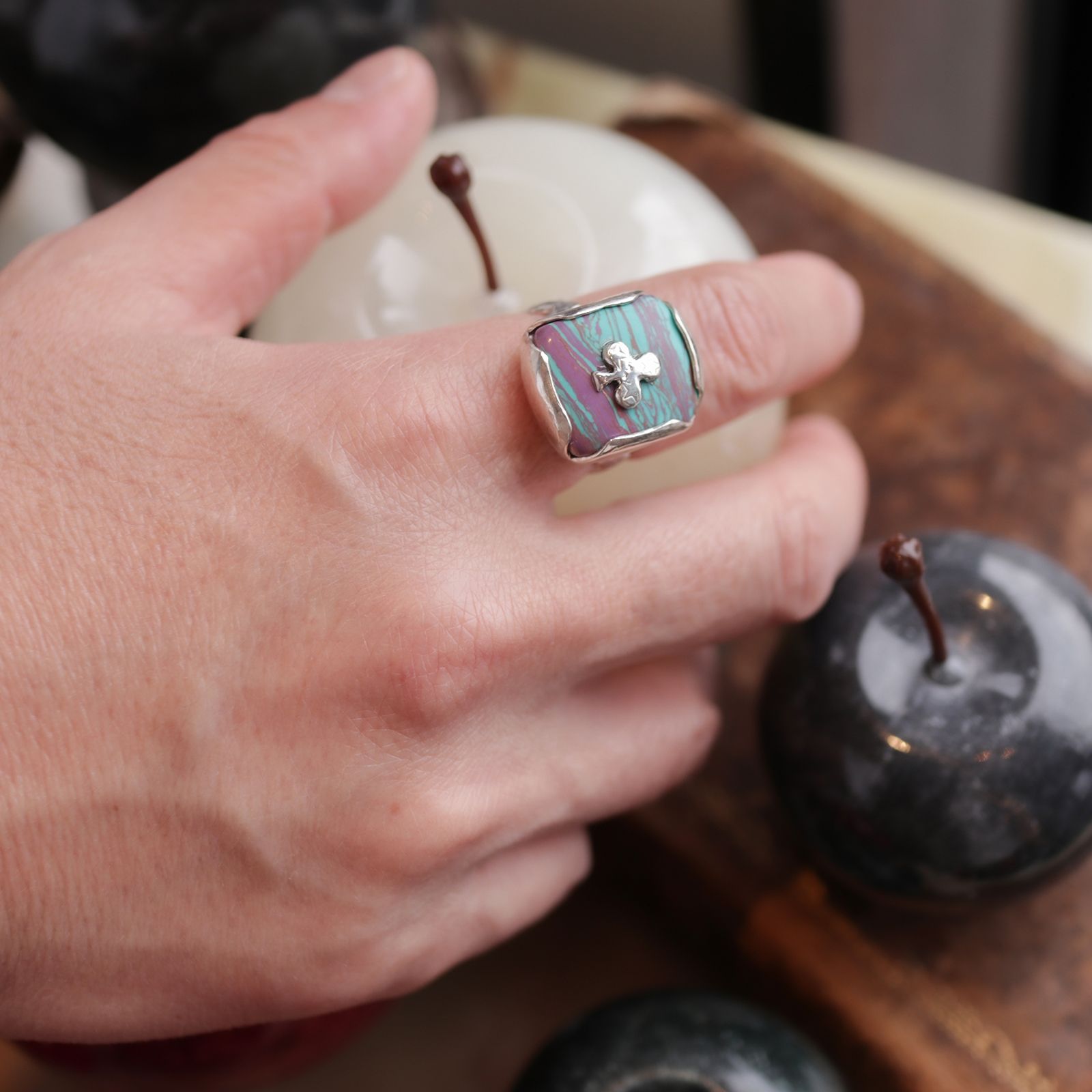 「MOJAVE TURQUOISE RING」リング