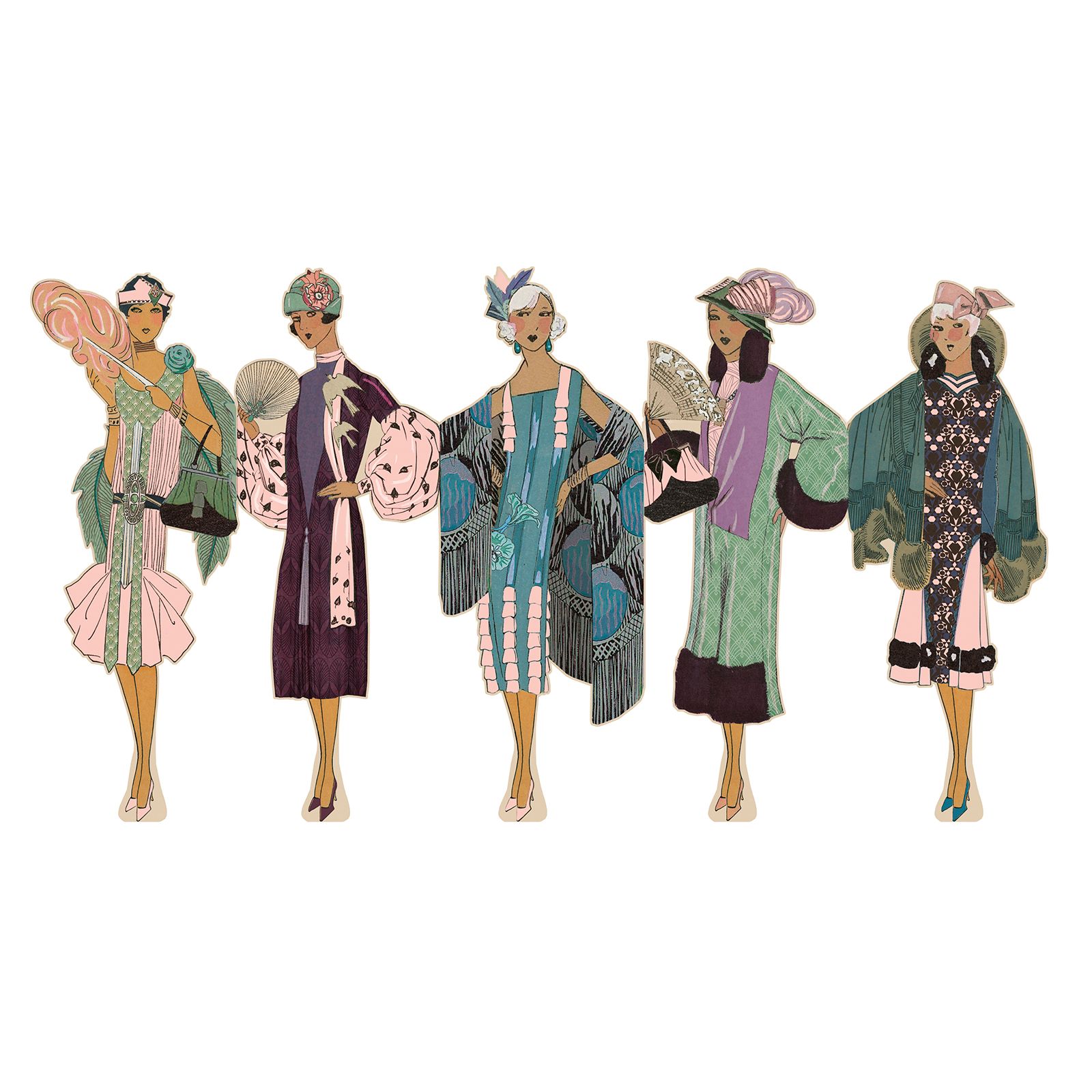 「5 BOOKMARKS "Les Annees Folles"」ブックマーク MON PETIT ART フランス