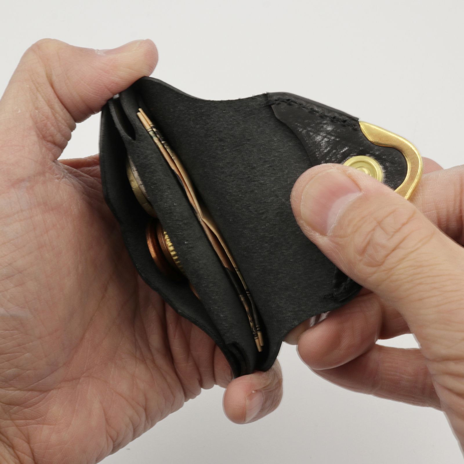 【Cramp】ミニキーケース＆シューホーン ブライドルレザー ブラック