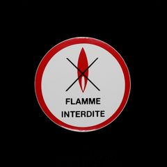 「FLAMME INTERDITE」ヴィンテージステッカー ヨーロッパ