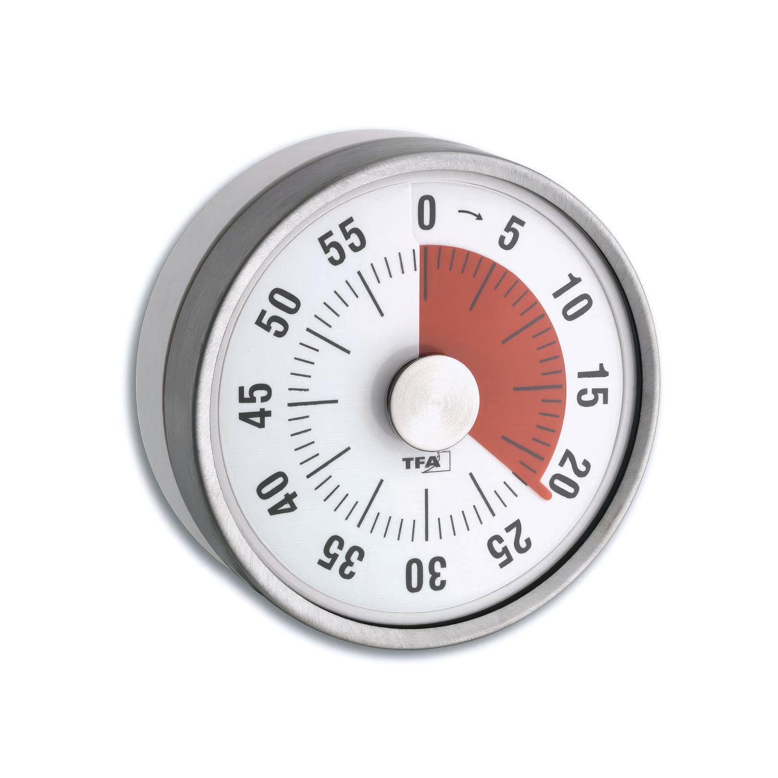 「Analogue kitchen timer PUCK」キッチンタイマー WHITE TFA ドイツ