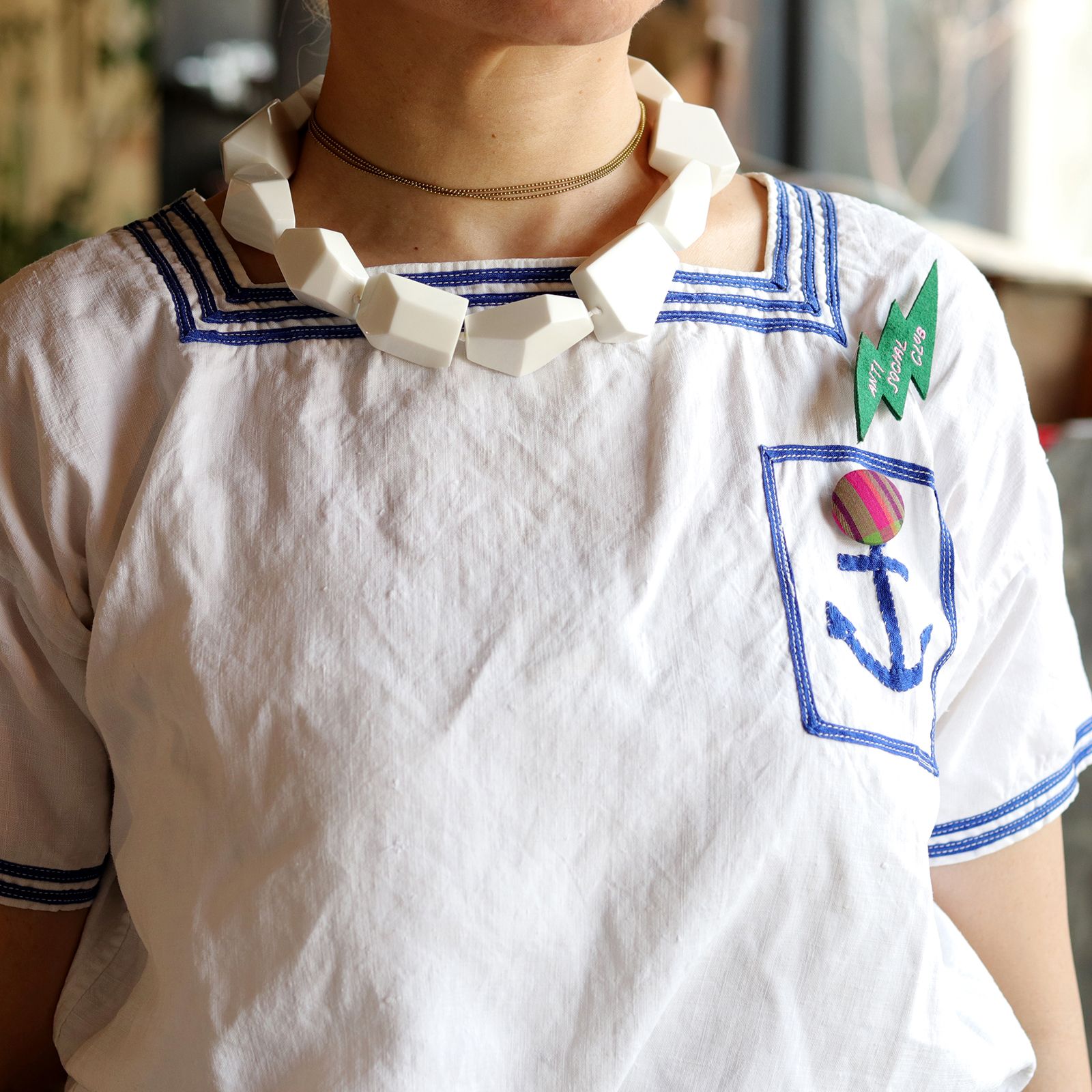 「カットロックショート」ネックレス