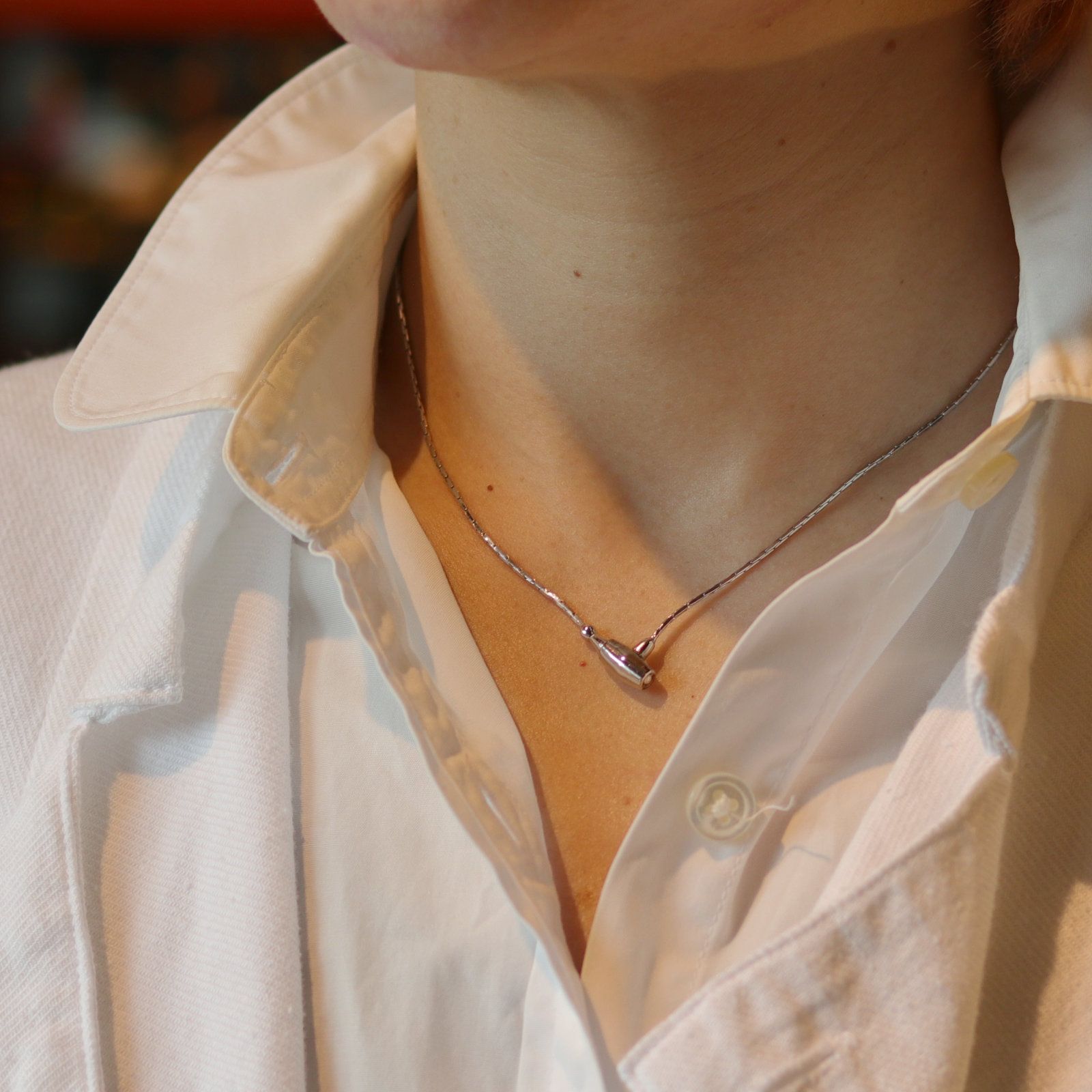 「Taglock necklace」ネックレス/シルバー