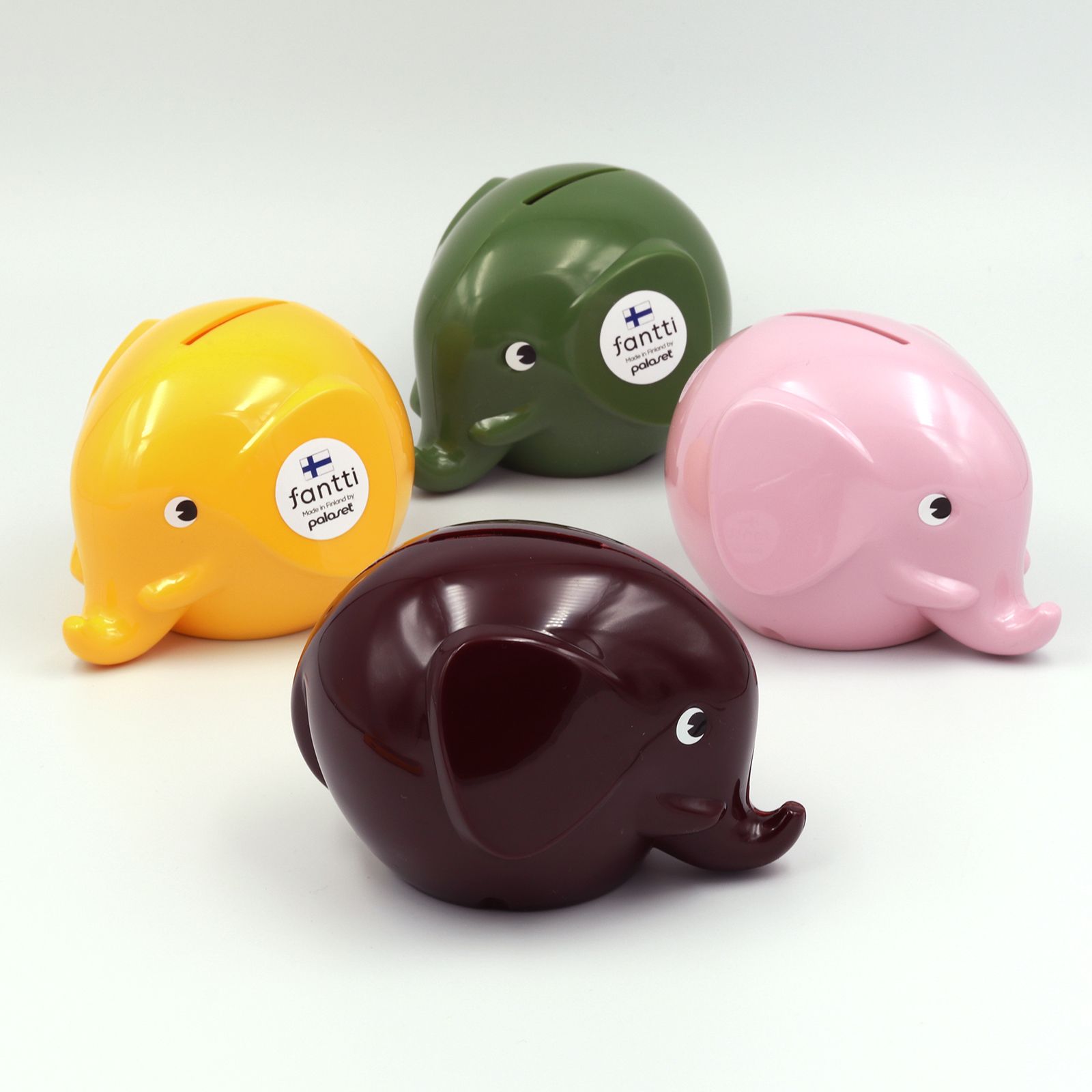 Fantti」エレファントバンクS ローズ 貯金箱 | corne/コルネ