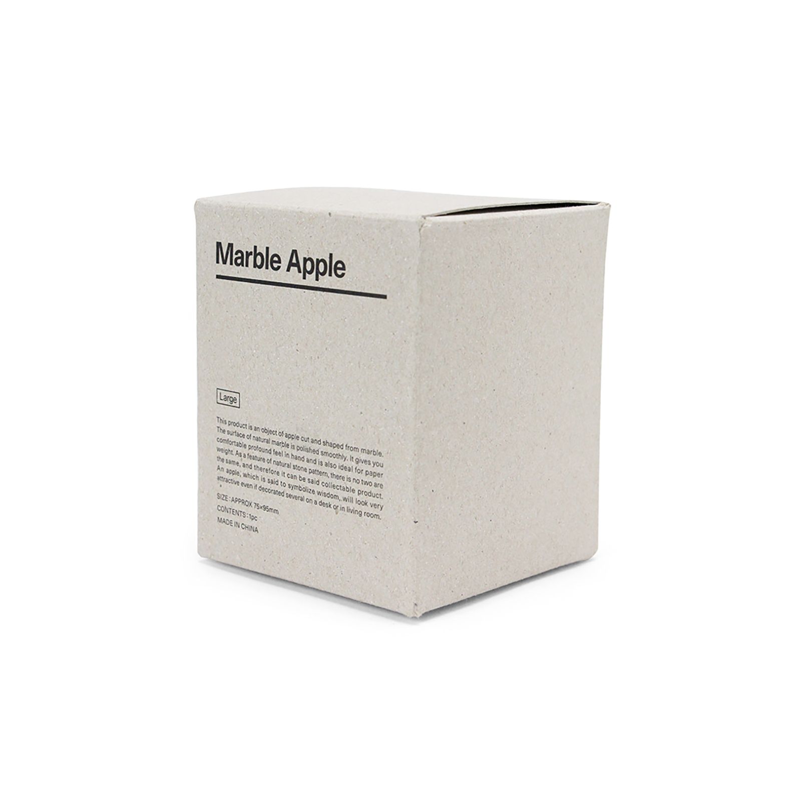 「Marble Apple Large」Jade Green