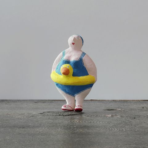 PAPIER MACHE DUCK FLOAT 【BATELA】