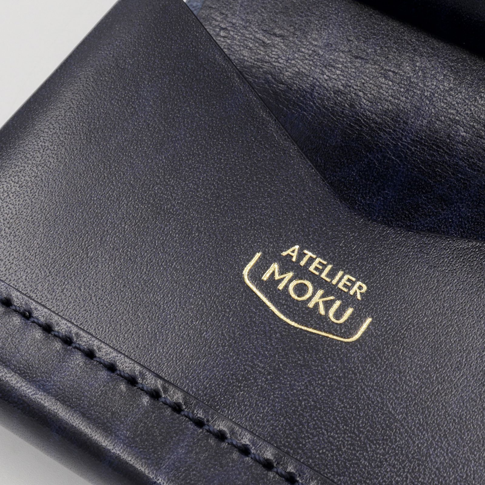 「三つ折りミニ財布PALUMO Rugato」blue