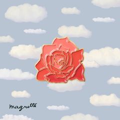 「Rose」ピンズ ルネ・マグリット