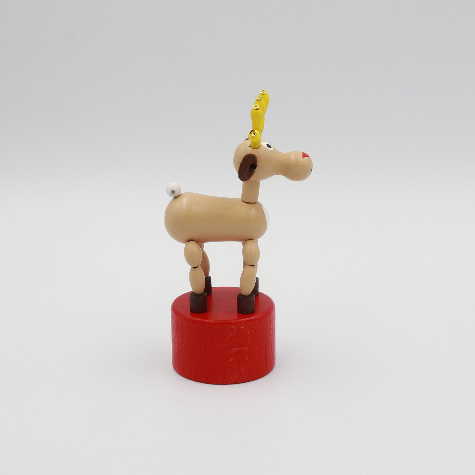 「Reindeer」DETOA Wooden Push Up Toy