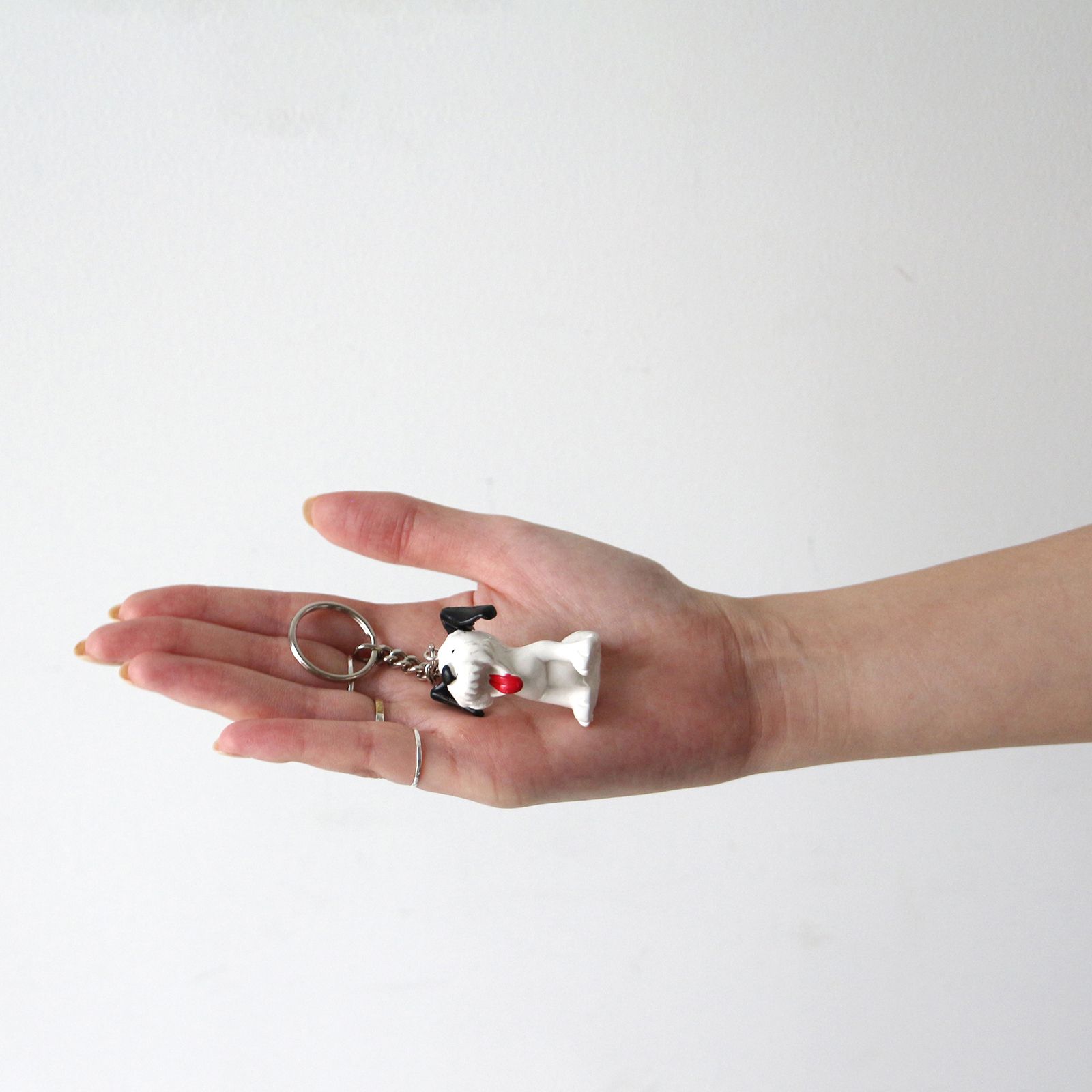 「ALFRED FISCHER KEY RING」dog ドイツ