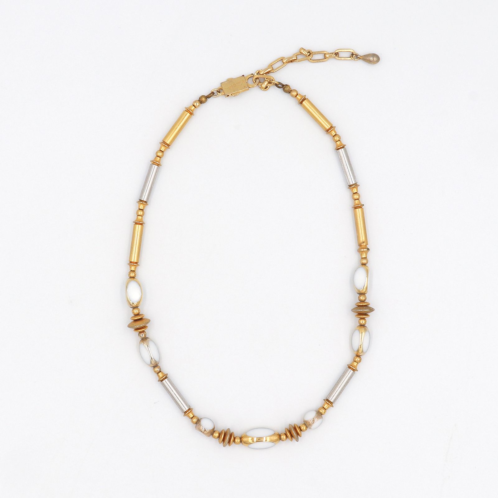 「メタルシリンダー」ネックレス ヨーロッパ Piere Cardin