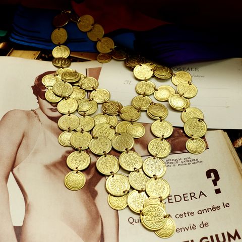 「フリンジコイン」ネックレス