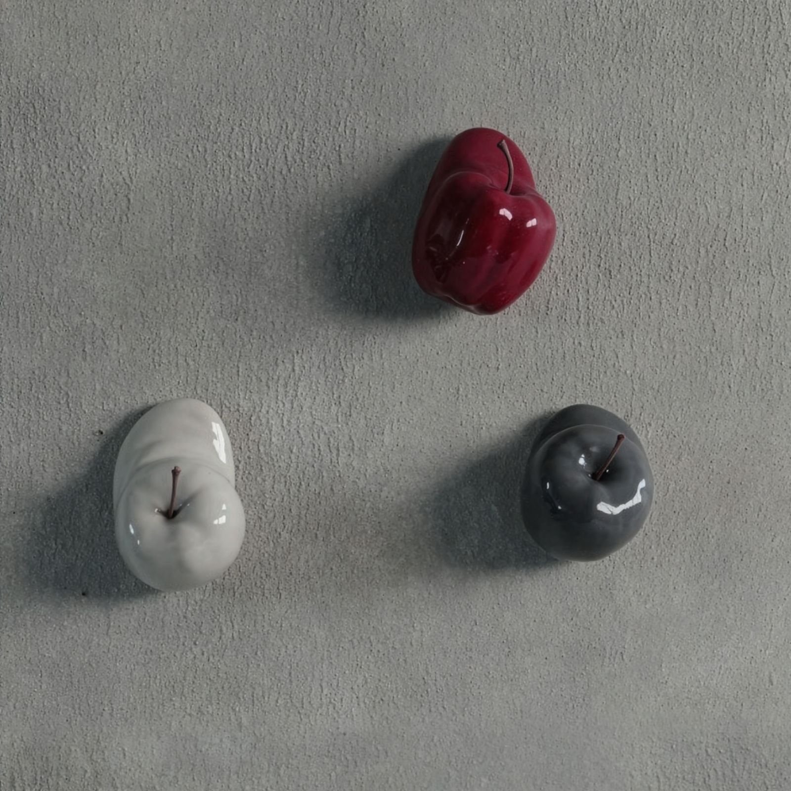 「ROBBEN MARBLY」溶けたリンゴのオブジェ