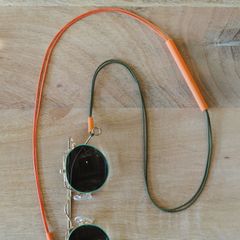 PARALLELLINES アイグラスコード 2TONE オレンジ×オリーブ・オレンジラインズ