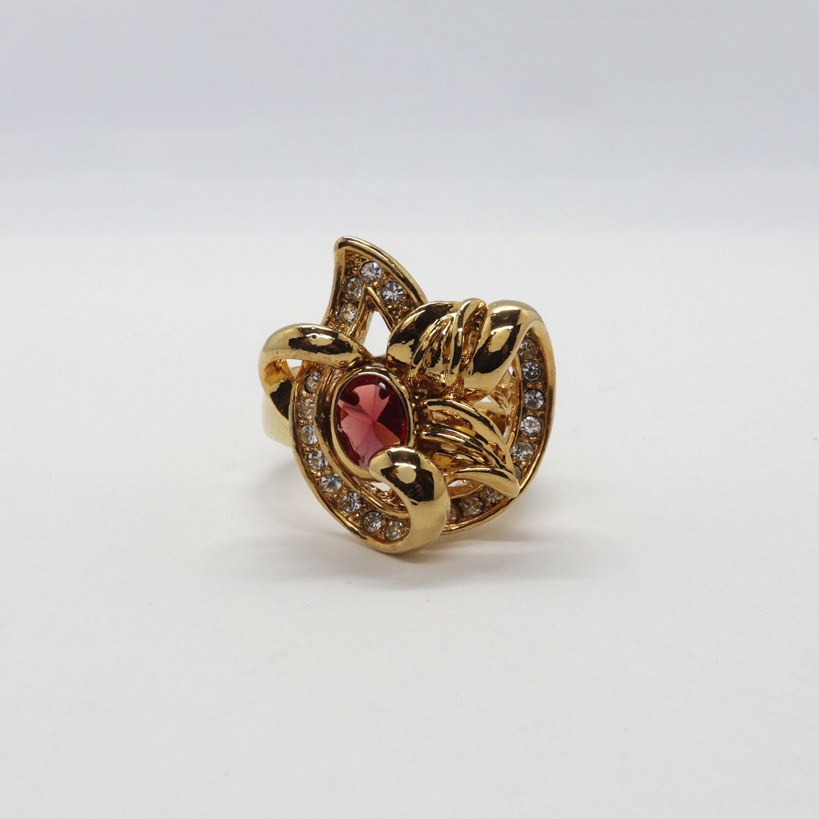 「ストリームラインフローラル」デッドストックリング イギリス