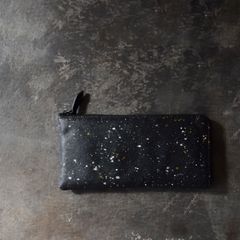 「MIKAGE」 Lジップウォレット ブラック