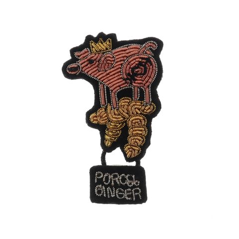 「Porc and Ginger」ブローチ