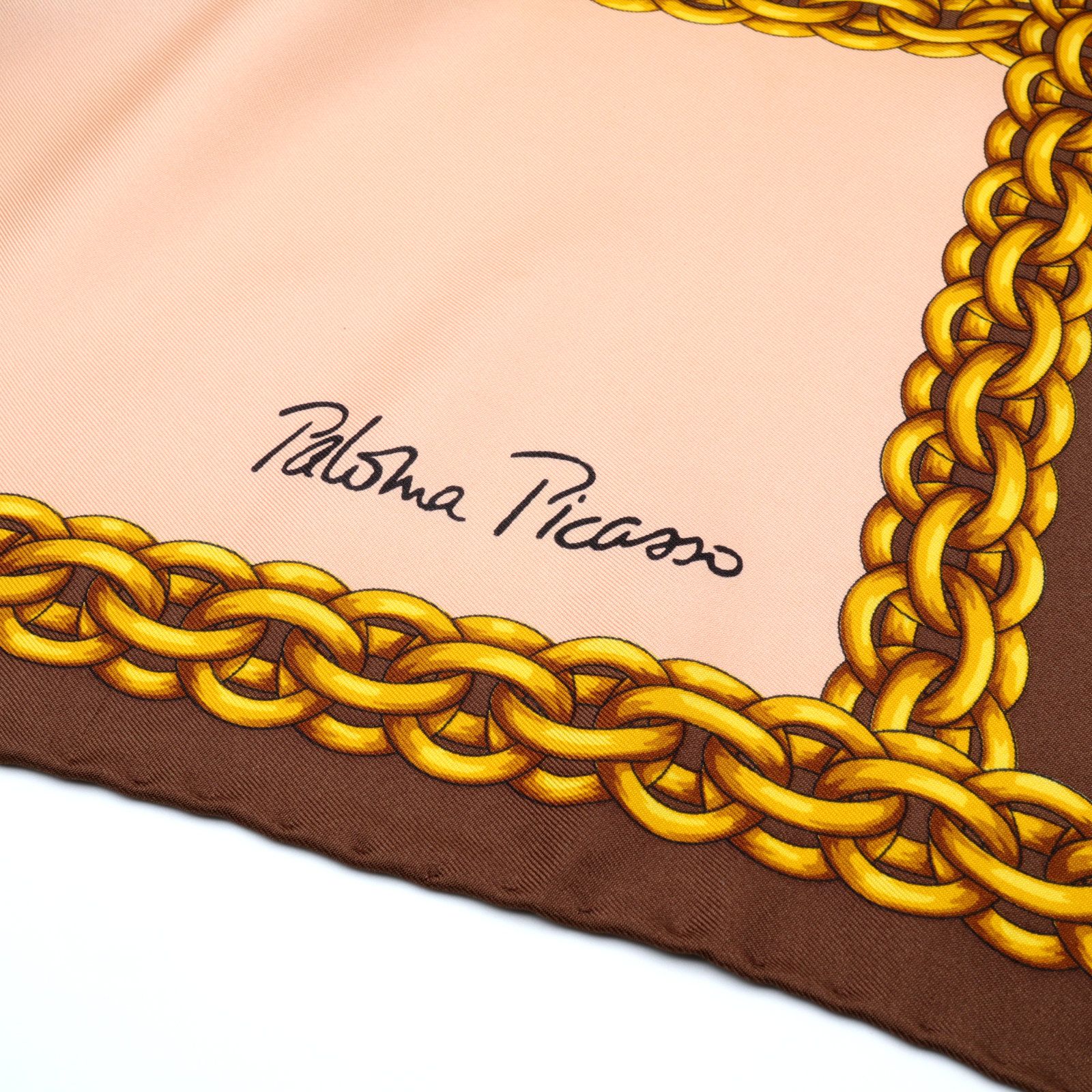 「チェーンモザイク」ヴィンテージスカーフ PALOMA PICASSO